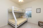 Twin/double bunk beds in the fourth bedroom 